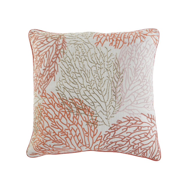 Cojín CORALES bordado