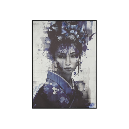 Cuadro GEISHA azul