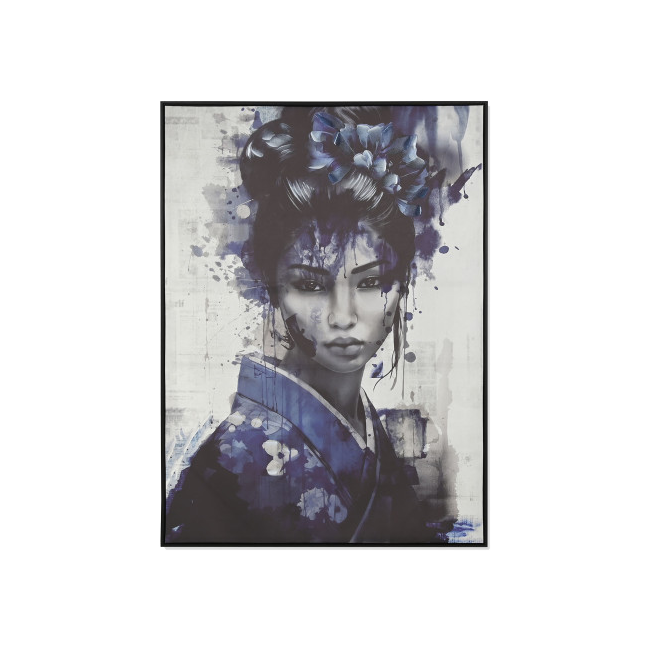 Cuadro GEISHA azul
