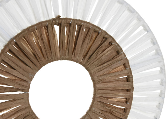 Set de 3 decoración RAFIA 