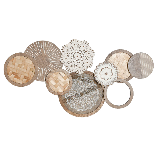 Decoración pared CIRCULOS NATURE