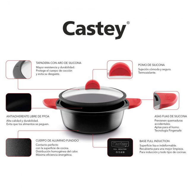 Cacerola Alta CASTEY 28cm