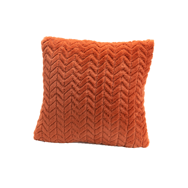 Cojín CHEVRON terracota