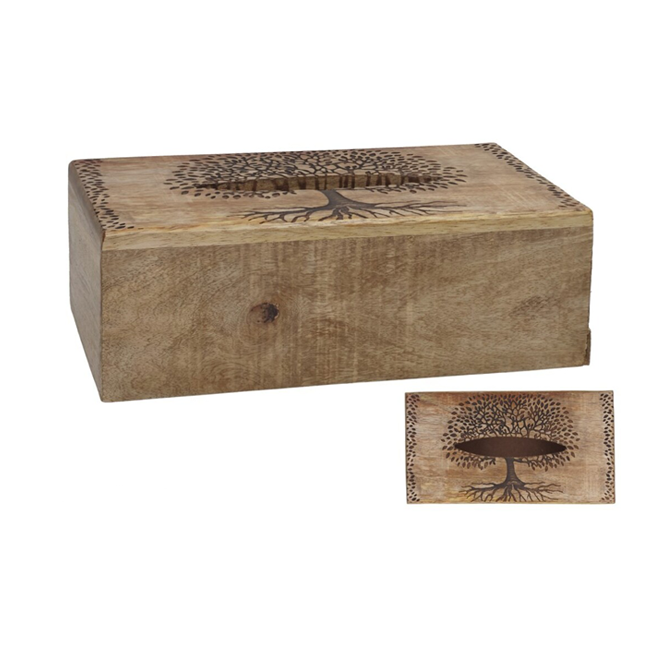  Caja pañuelos ARBOL VIDA 