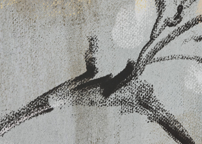 Set 4 cuadros CEREZO AZUL 