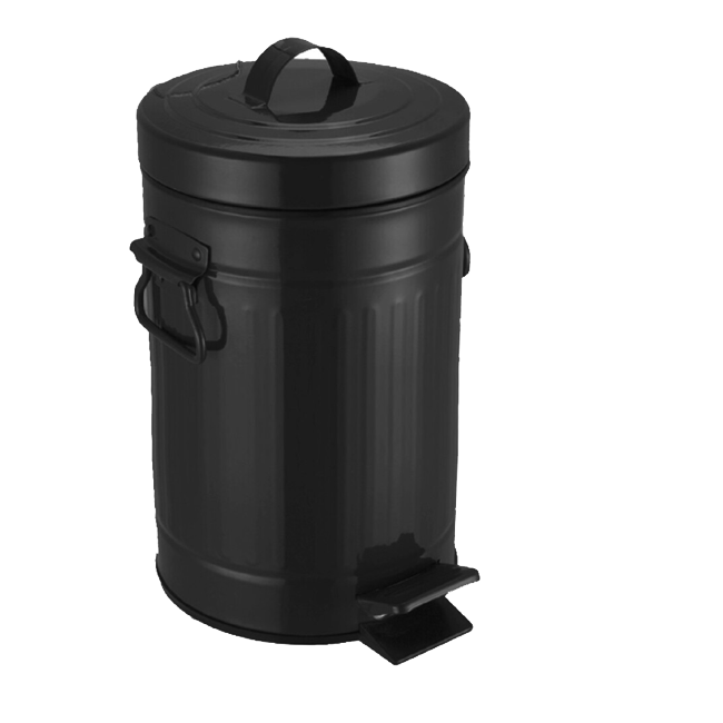 Papelera ANTIGUA 20L negra