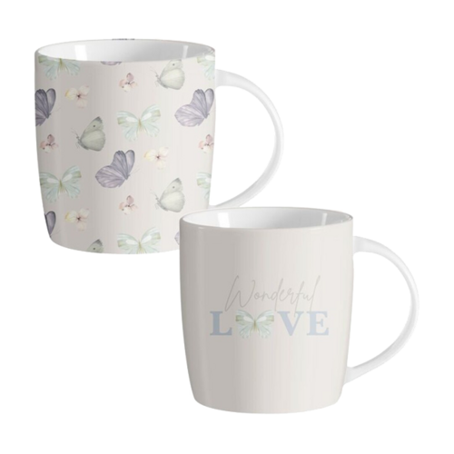 MUG 350ML MARIPOSAS 2M