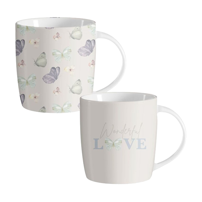 MUG 350ML MARIPOSAS 2M