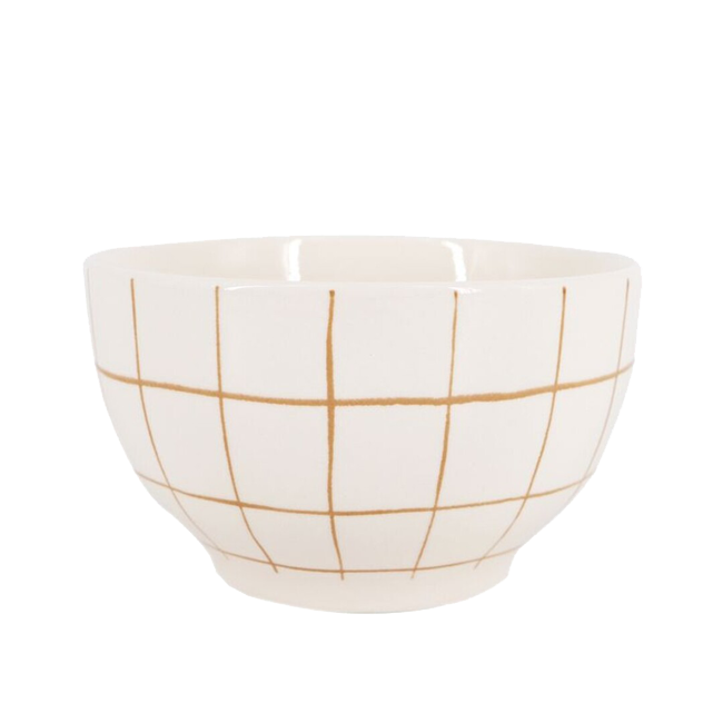 Bol CUADROS AMARILLO