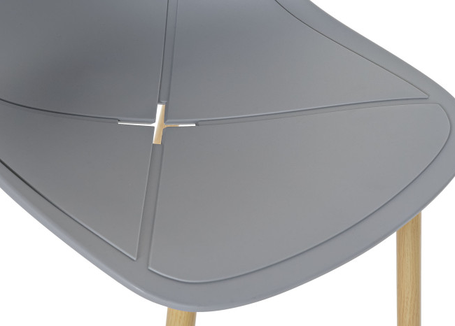 Silla MASTE gris claro