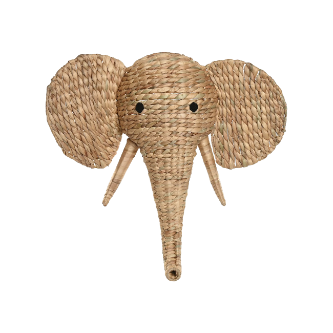 Decoración ELEFANTE fibra