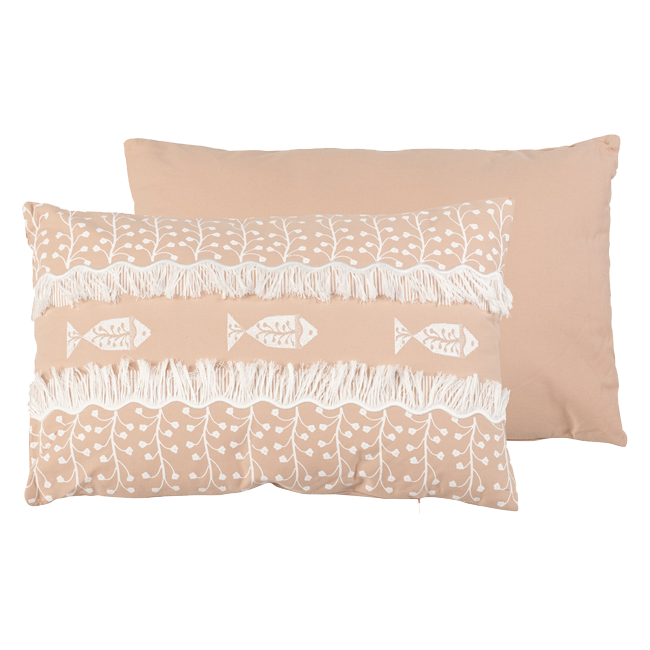 Cojín RAMPEZ rectangular rosa 