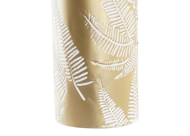 Jarrón HOJA DORADO 