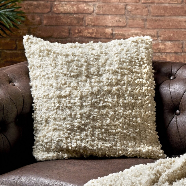 Cojín REJILLA blanco