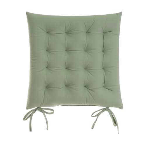 Cojín silla FAUX COTTON verde