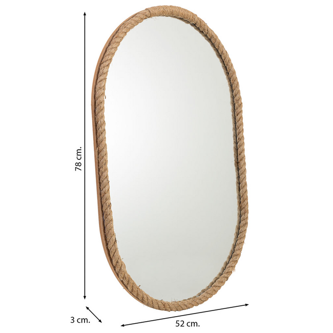 Espejo RUSH ovalado