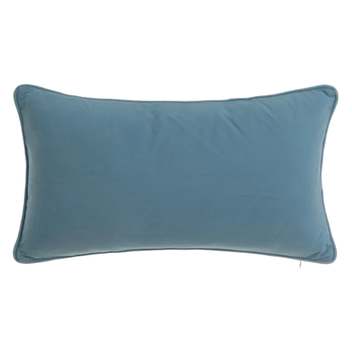 Cojín FAUX rect. azul