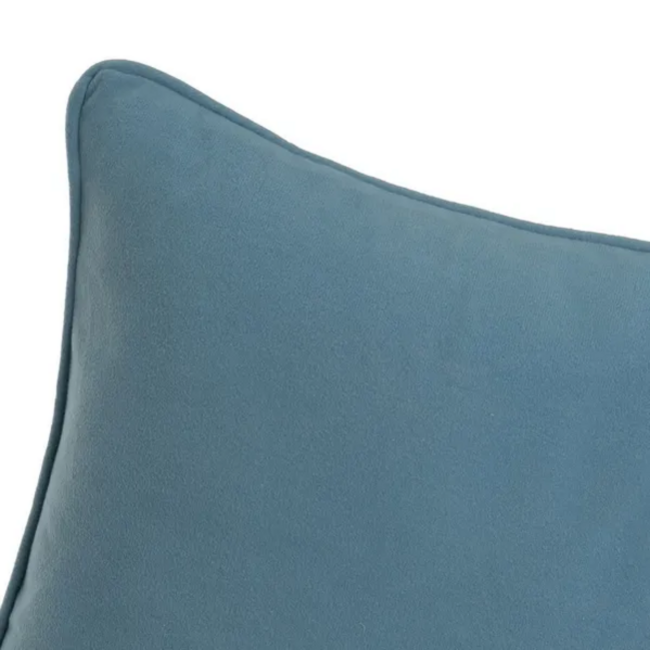 Cojín FAUX rect. azul