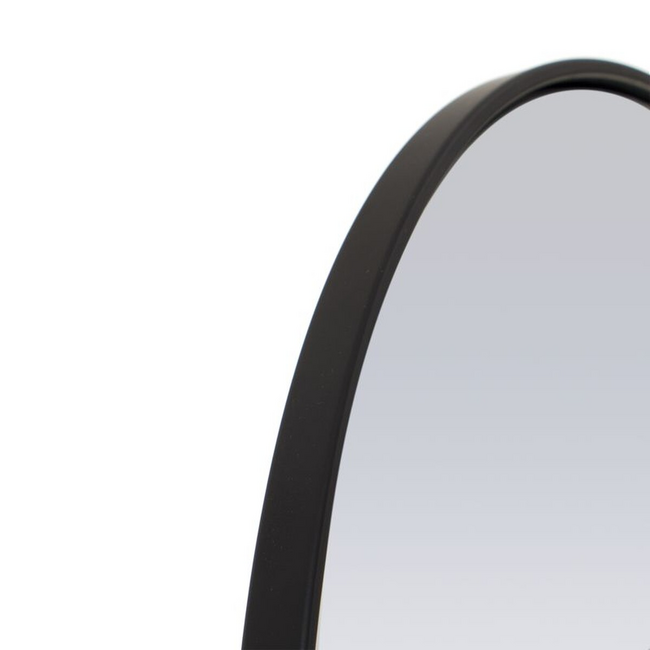 Espejo REDONDO NEGRO 90cm