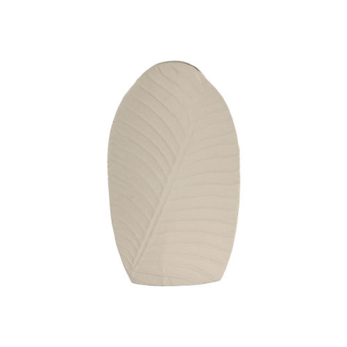 Jarrón HOJA BLANCO pequeño