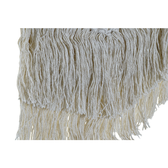 Tapiz flecos blanco