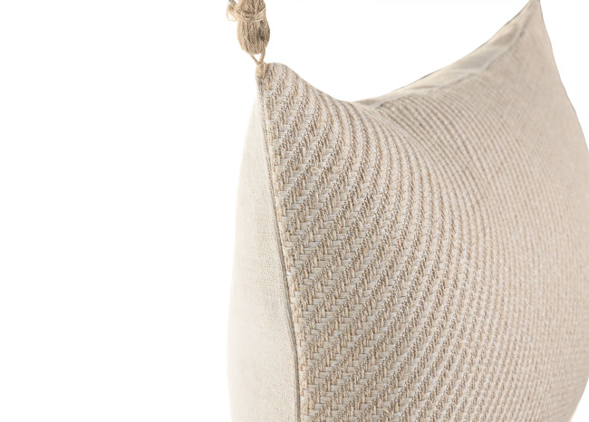 Cojín BORLAS YUTE rectangular