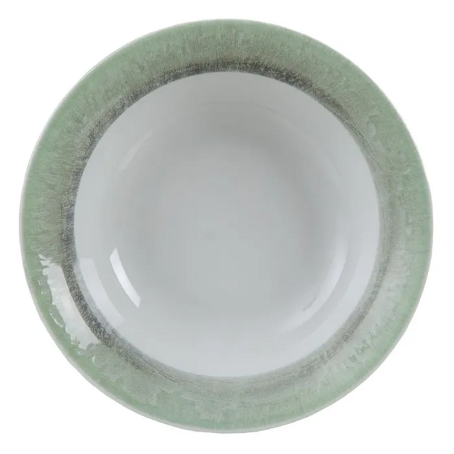 Ensaladera verde PORCELANA