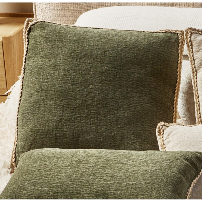 Cojín BORDON verde 45