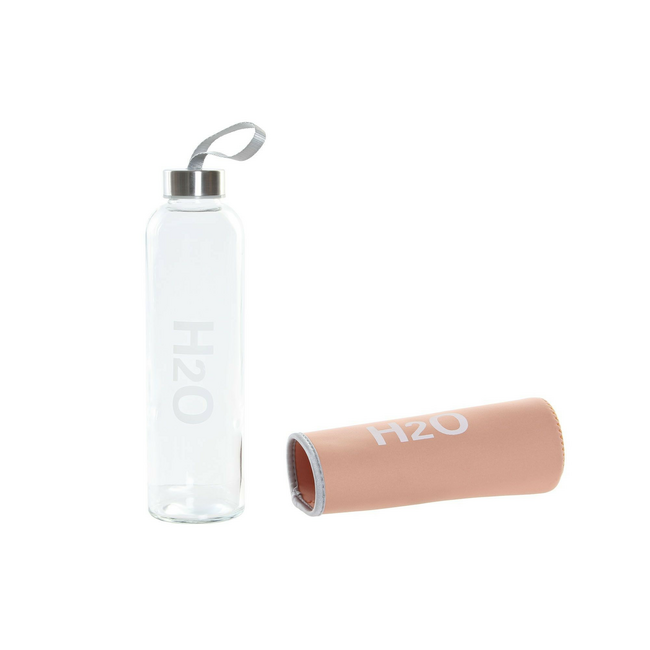 Botella cristal pastel 600 ml