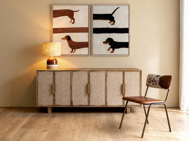 Cuadro PERRO SALCHICHA 