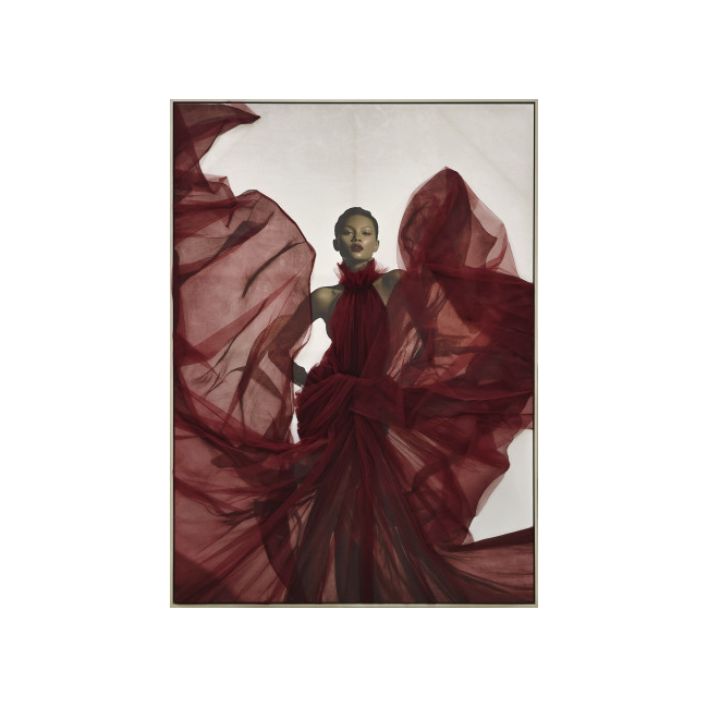 Cuadro CHICA VESTIDO 3D