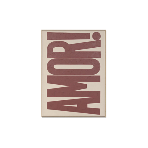 Cuadro AMOR pintado a mano