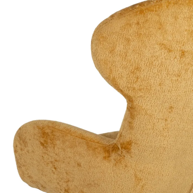 Sillón giratorio VASTER mostaza