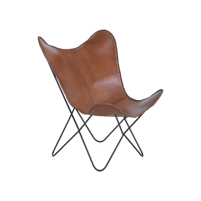 Silla tipo BUTTERFLY piel
