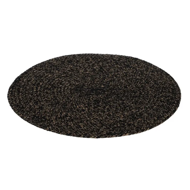 Salvamantel TRENZADO negro