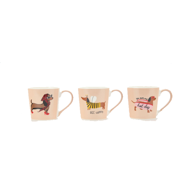 Mug porcelana PERROS 400ml