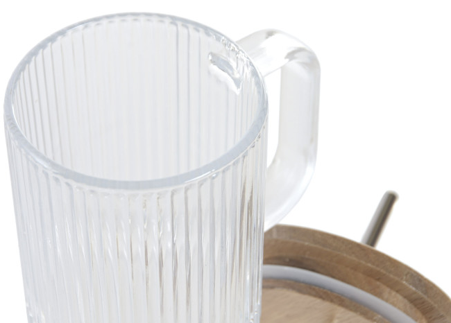 MUG CRISTAL ACACIA 9X11X23 500ML TRANSPARENTE PC-227646