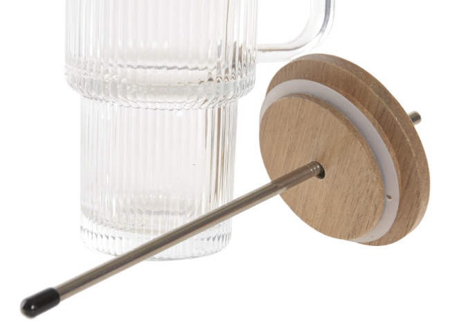 MUG CRISTAL ACACIA 9X11X23 500ML TRANSPARENTE PC-227646