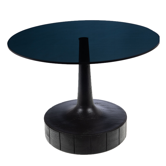 Mesa auxiliar TAG vaso b negro