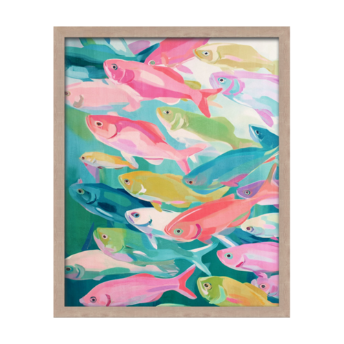 Lienzo PECES GLOSSY 40x50