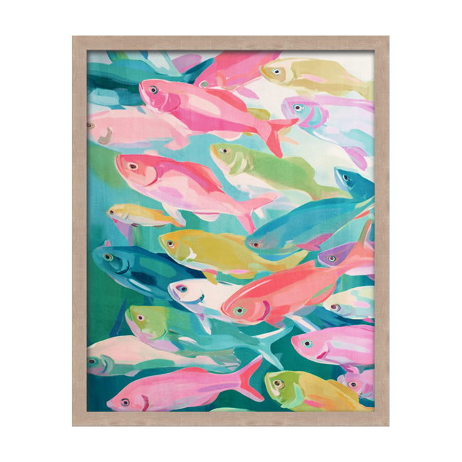 Lienzo PECES GLOSSY 40x50