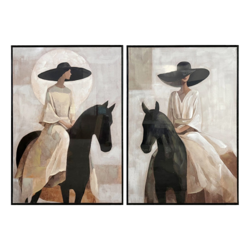 Cuadro MUJER A CABALLO