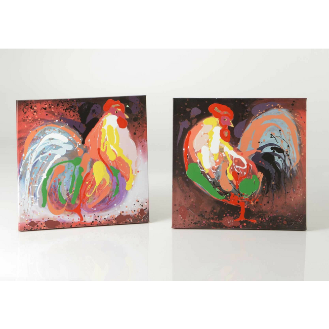 Lienzo Gallo Moderno