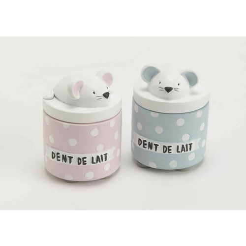 Caja dientes ratón pastel