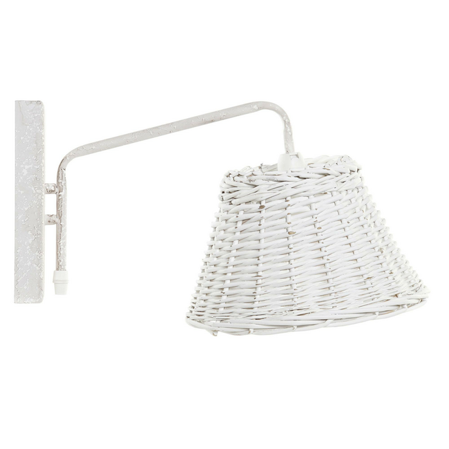 Aplique fibras naturales blanco