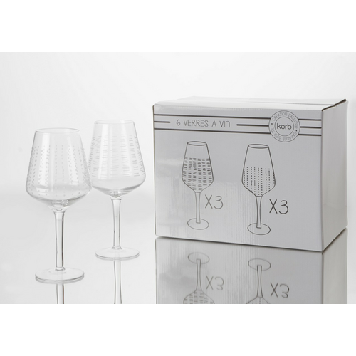 Copas de vino puntitos