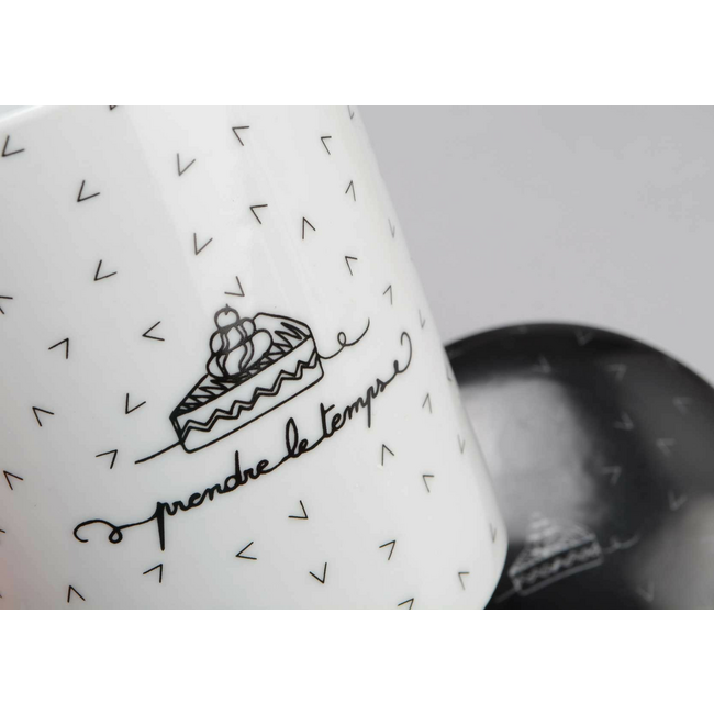 Estuche 2 mugs con filtro con soporte