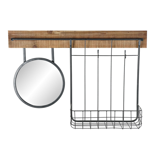 Espejo con cesta Vintage