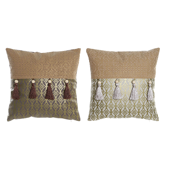 Cojín Pompón 45x45