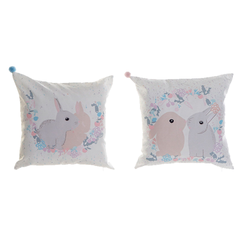 Cojín Conejos 40x40